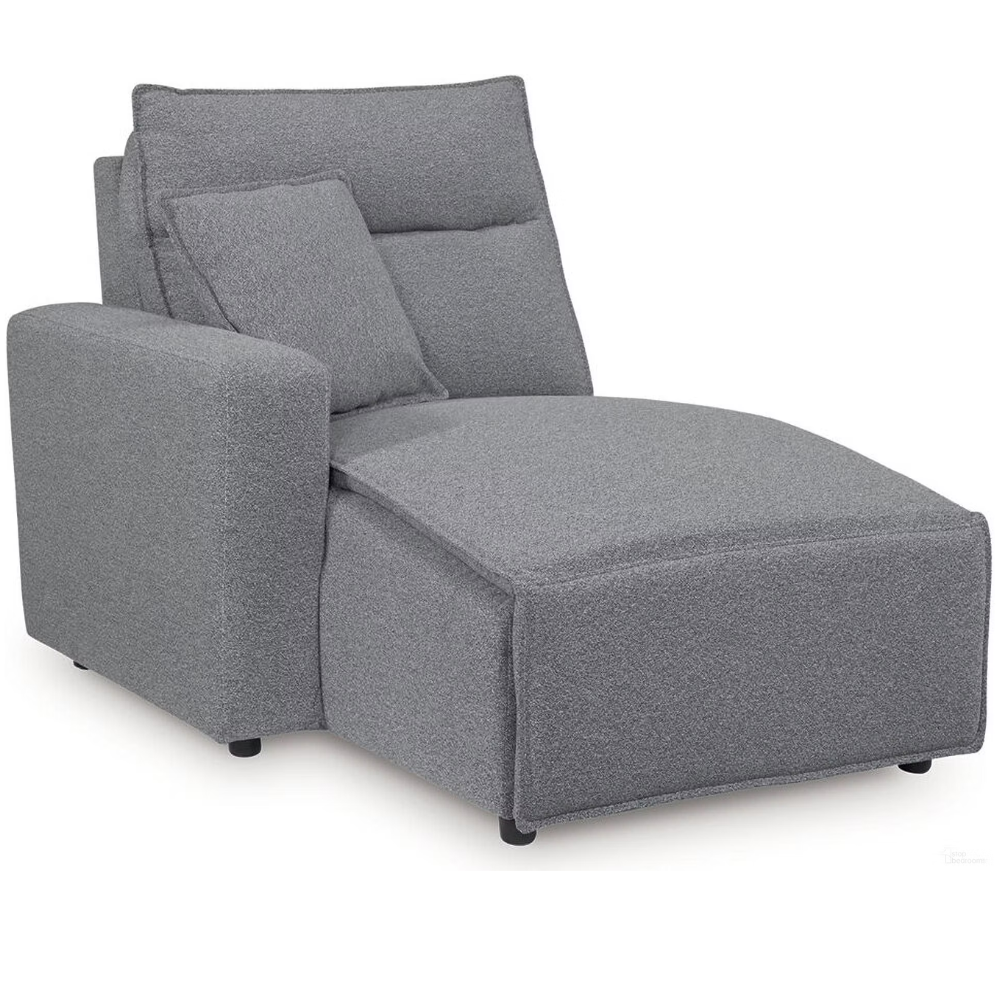 3-piece power reclining sectional with chaise in salt and pepper Next-Gen Nuvella performance fabric featuring dual reclining chaises, center audio console, adjustable headrests, and modern modular design.